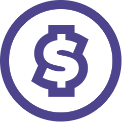Affordability Icon Purple