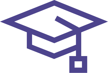 Education Icon Purple